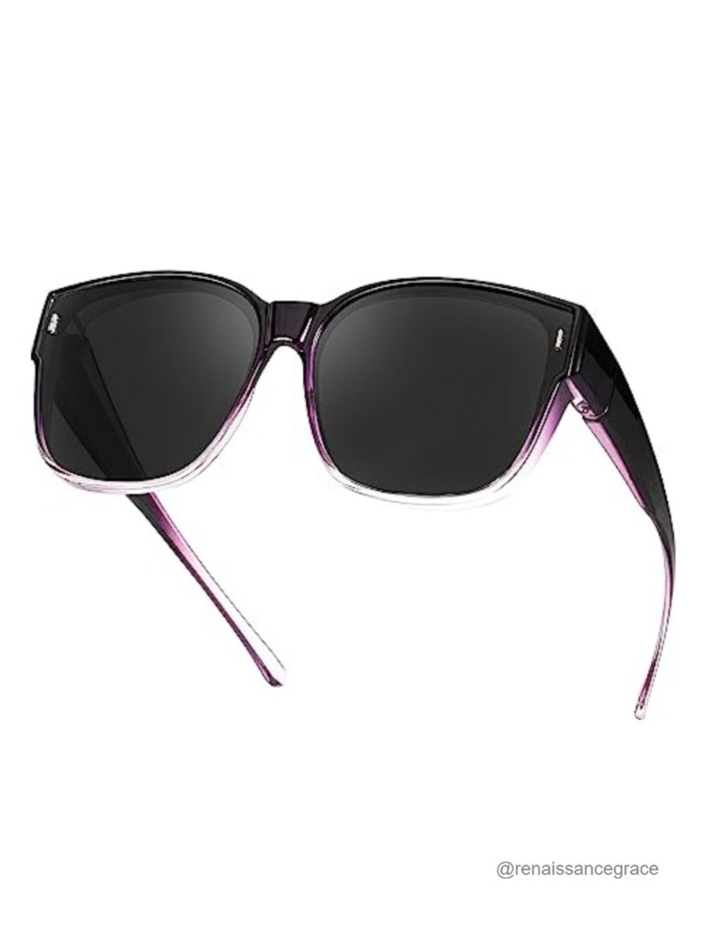 Polarized Fit Over Sunglasses UV Protection Oversized Unisex